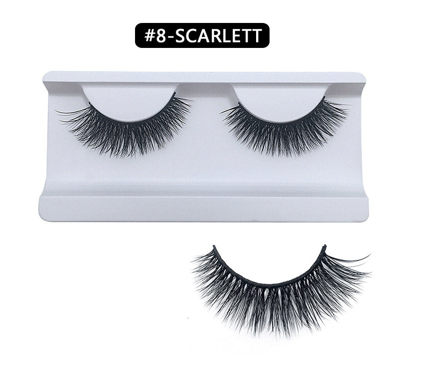 3D Mink Hair Eyelash Strips