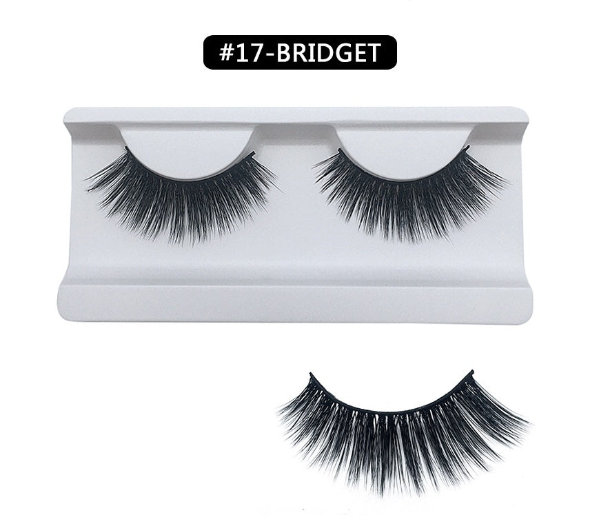 3D Mink Hair Eyelash Strips