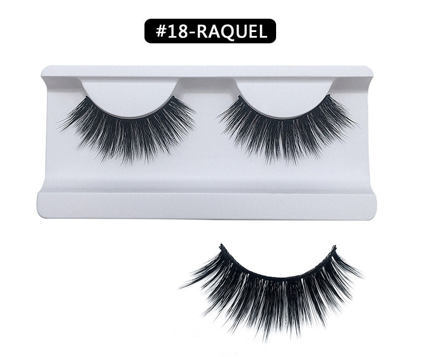 3D Mink Hair Eyelash Strips