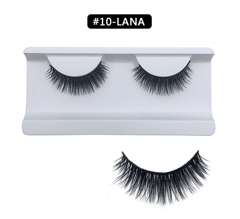 3D Mink Hair Eyelash Strips