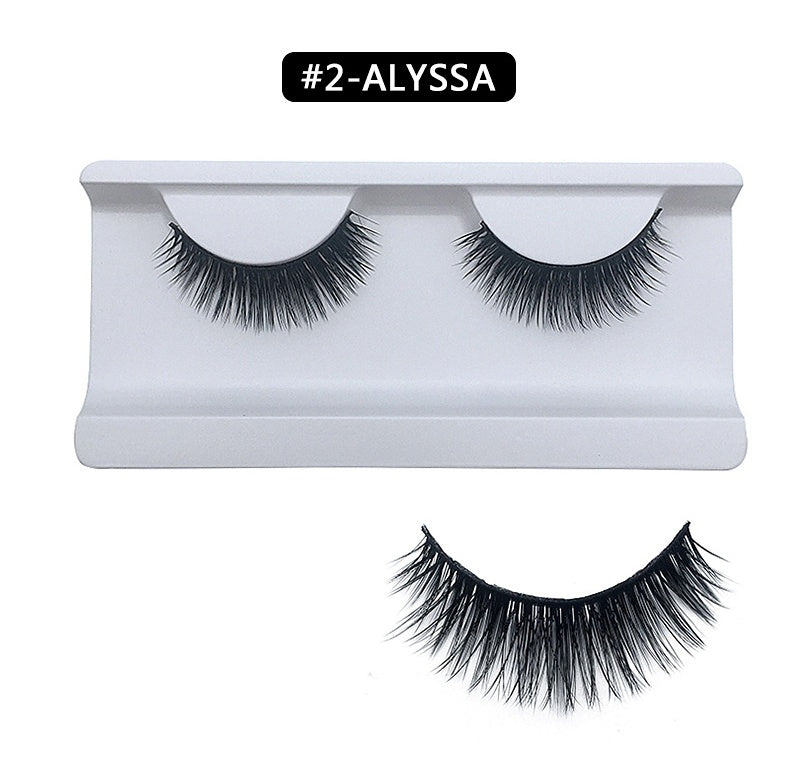 3D Mink Hair Eyelash Strips