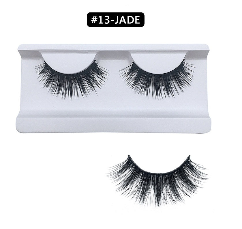 3D Mink Hair Eyelash Strips