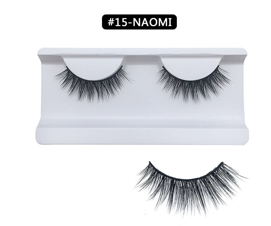3D Mink Hair Eyelash Strips