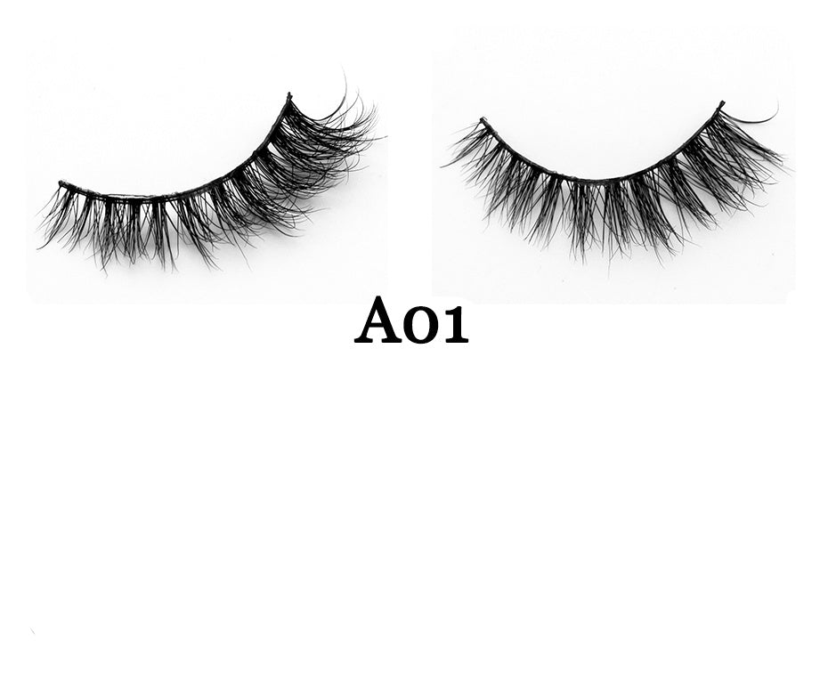 Fluffy 3D Mink Full Strip Eyelashes
