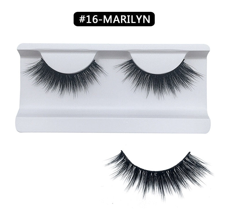 3D Mink Hair Eyelash Strips