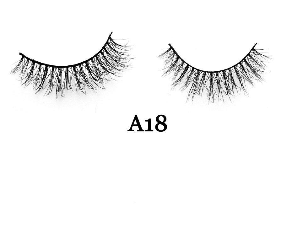Fluffy 3D Mink Full Strip Eyelashes