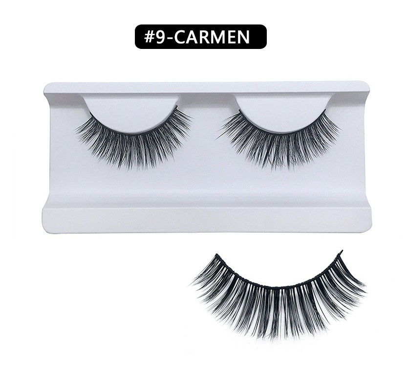 3D Mink Hair Eyelash Strips