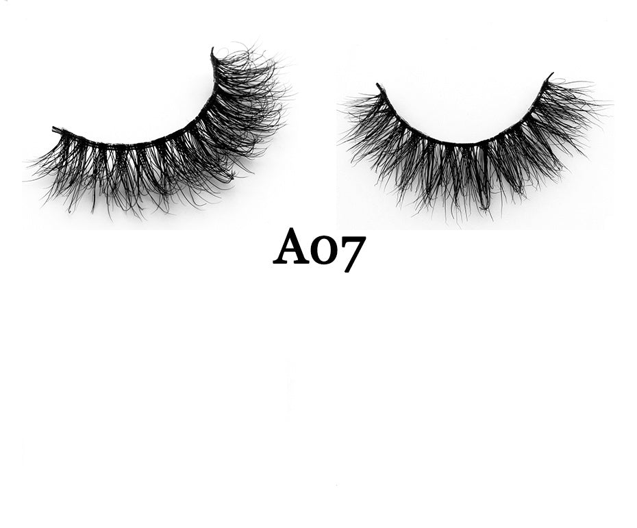 Fluffy 3D Mink Full Strip Eyelashes