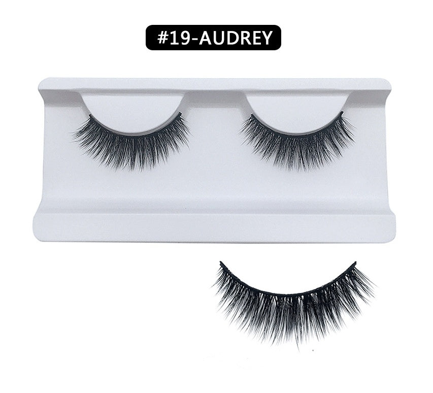3D Mink Hair Eyelash Strips