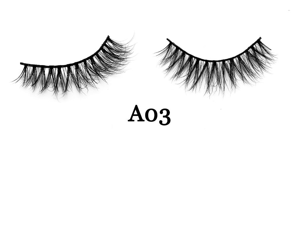 Fluffy 3D Mink Full Strip Eyelashes