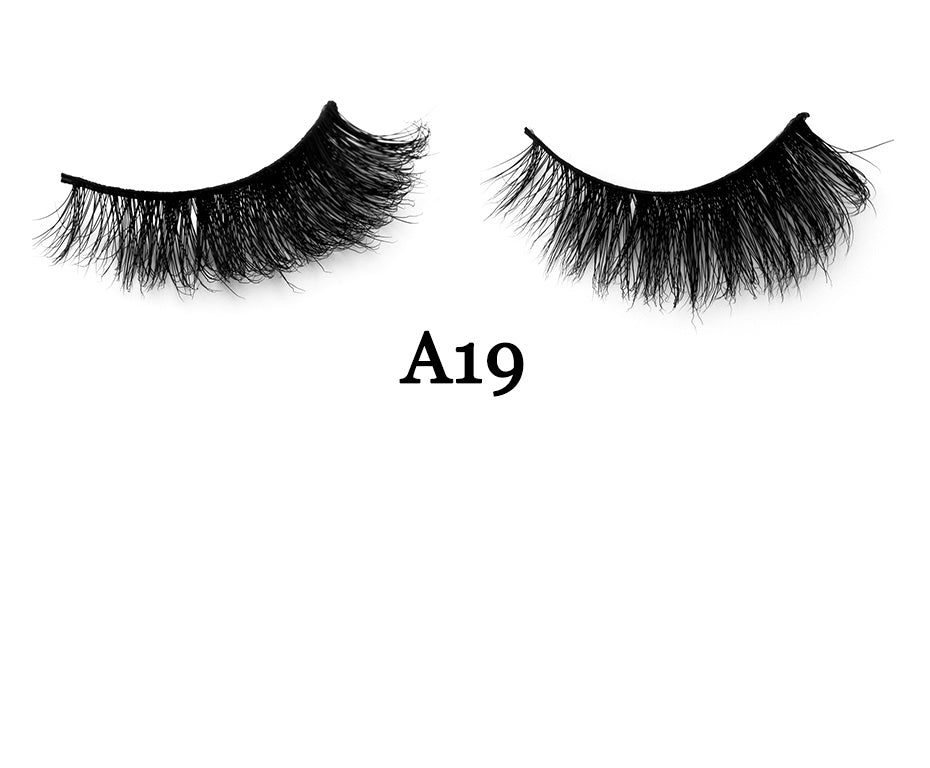 Fluffy 3D Mink Full Strip Eyelashes