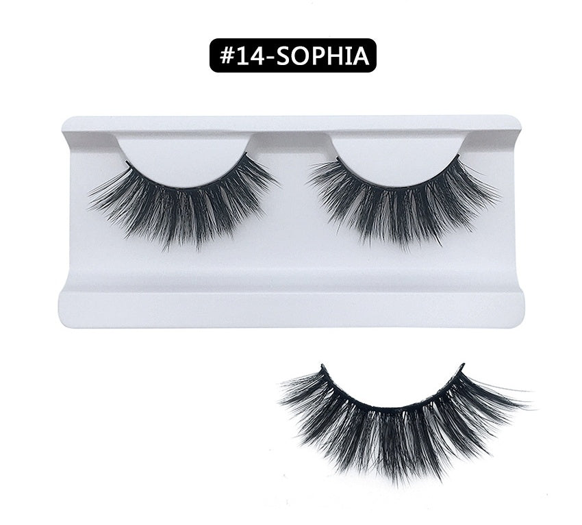 3D Mink Hair Eyelash Strips