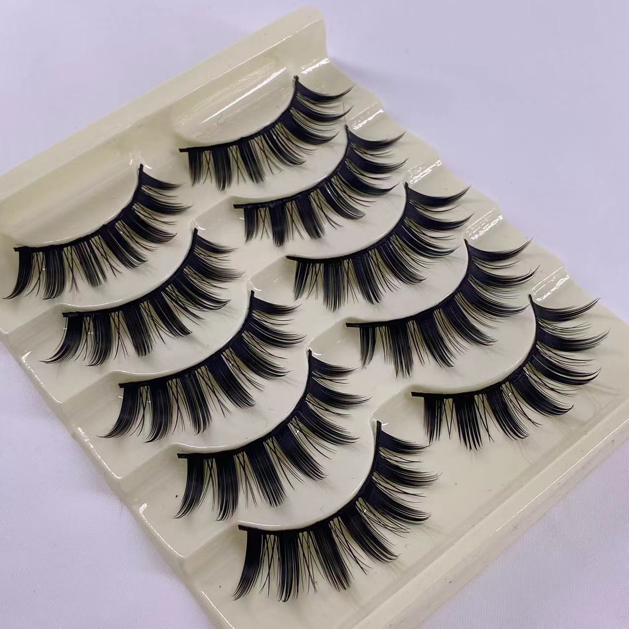 5 Pair Natural Spaced Eyelashes