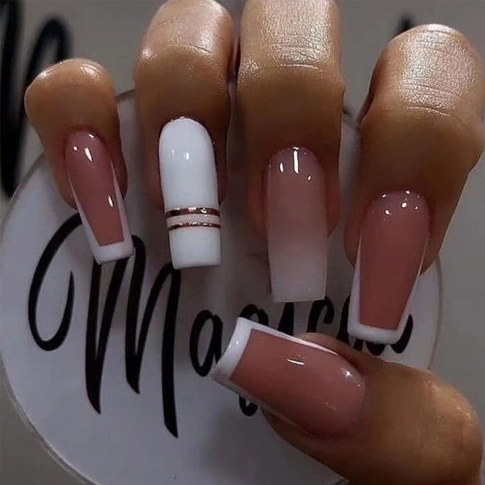 White French Gradient Press-On Nails