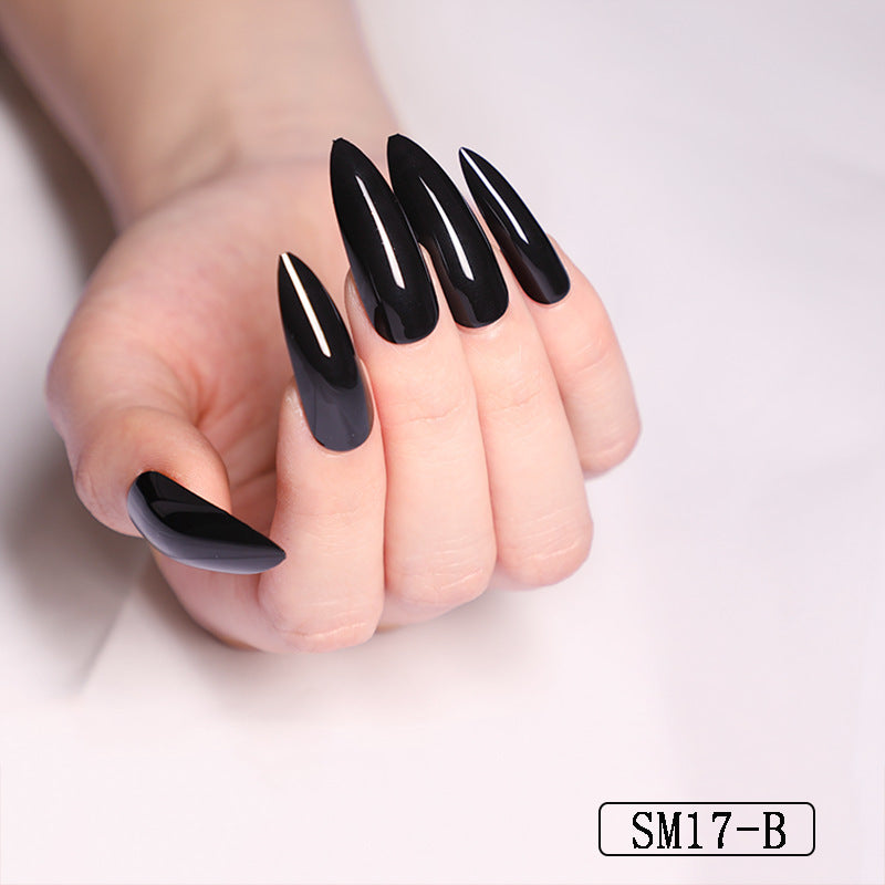 Long Almond Press On Nails