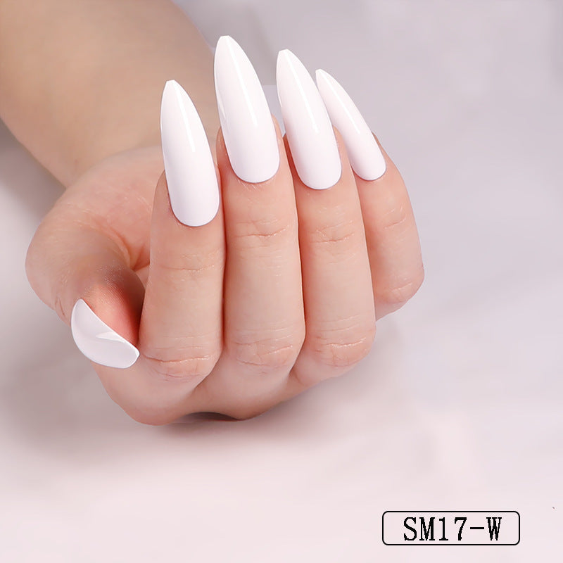 Long Almond Press On Nails