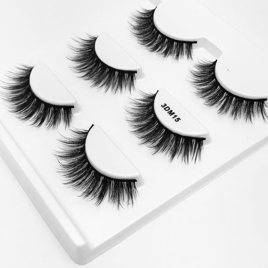 3D  Natural thick 3 Pairs Eyelashes
