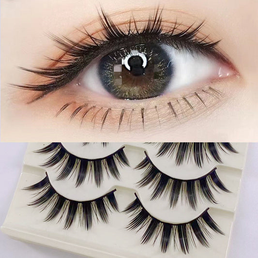 5 Pair Natural Spaced Eyelashes