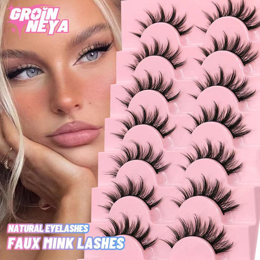 Natural Dense Curly Eyelashes